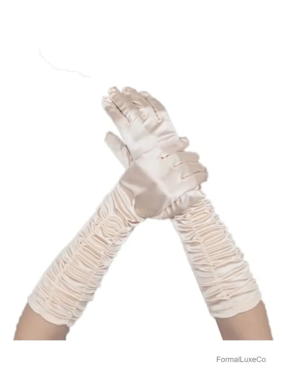 Long Satin Opera Gloves Wedding Bridal Party Costume Accessories Formal